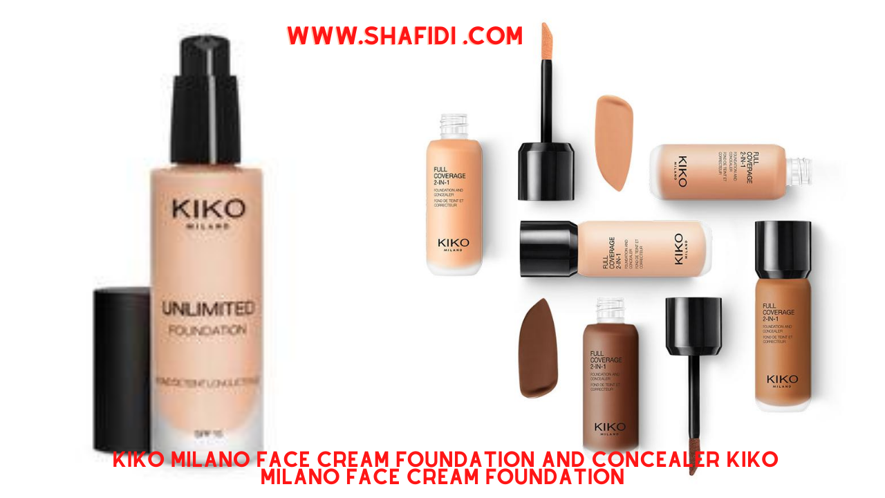 D) KIKO MILANO FACE CREAM FOUNDATION AND CONCEALER KIKO MILANO FACE CREAM FOUNDATION